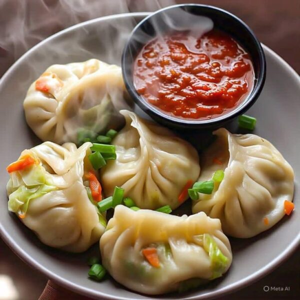 Veg Soya Momo (8 pcs)